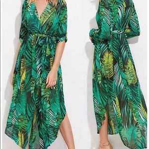 Beautiful Tropical Boho Beach Dress Coverup NWOT
